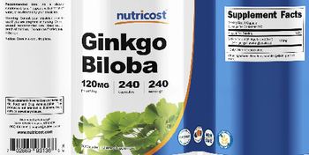 Nutricost Ginkgo Biloba 120 mg - supplement