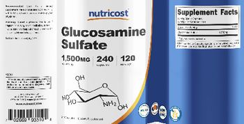 Nutricost Glucosamine Sulfate 1500 mg - supplement