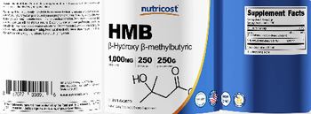 Nutricost HMB 1000 mg Unflavored - supplement