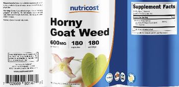 Nutricost Horny Goat Weed 600 mg - supplement