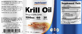 Nutricost Krill Oil 1000 mg - supplement