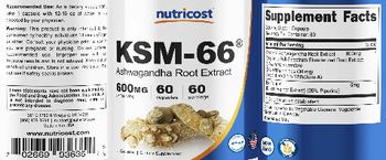 Nutricost KSM-66 600 mg - supplement