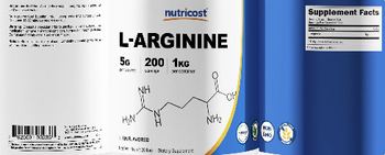 Nutricost L-Arginine 5 g Unflavored - supplement