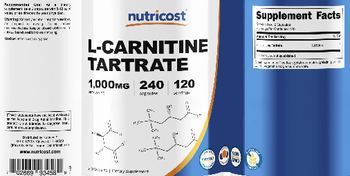 Nutricost L-Carnitine Tartrate 1000 mg - supplement