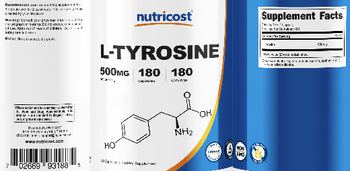 Nutricost L-Tyrosine 500 mg - supplement
