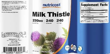 Nutricost Milk Thistle 250 mg - supplement