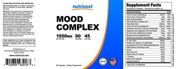 Nutricost Mood Complex - supplement