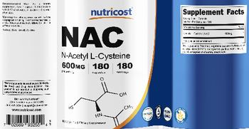 Nutricost NAC 600 mg - supplement