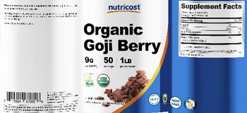 Nutricost Organic Goji Berry 9 g Unflavored - supplement
