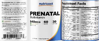 Nutricost Prenatal Multivitamin - supplement