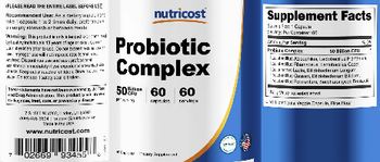 Nutricost Probiotic Complex 50 Billion CFU - supplement