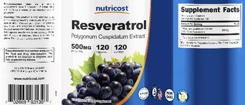 Nutricost Resveratrol 500 mg - supplement