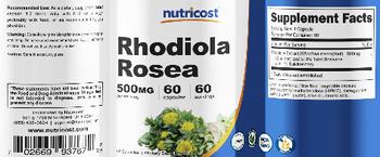 Nutricost Rhodiola Rosea 500 mg - supplement