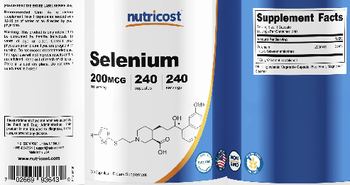 Nutricost Selenium 200 mcg - supplement