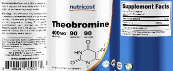 Nutricost Theobromine 400 mg - supplement