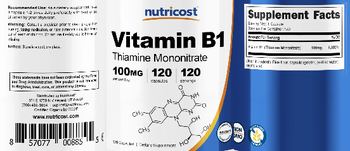Nutricost Vitamin B1 100 mg - supplement