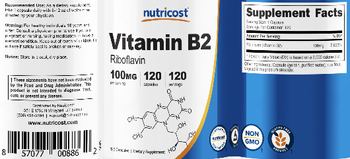 Nutricost Vitamin B2 100 mg - supplement