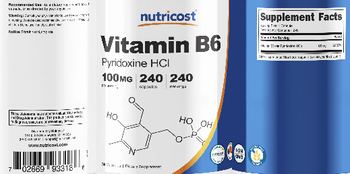 Nutricost Vitamin B6 100 mg - supplement