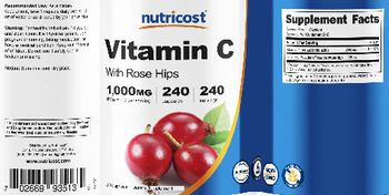 Nutricost Vitamin C with Rose Hips 1,000 mg - supplement