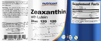 Nutricost Zeaxanthin with Lutein 24 mg - supplement