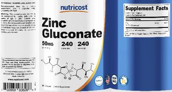 Nutricost Zinc Gluconate 50 mg - supplement
