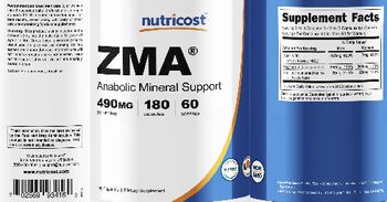 Nutricost ZMA 490 mg - supplement
