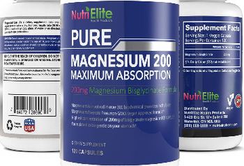NutriElite Health Products Pure Magnesium 200 - supplement