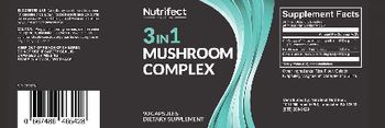 Nutrifect Nutrition 3in1 Mushroom Complex - supplement