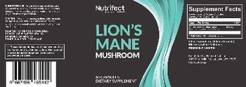 Nutrifect Nutrition Lion's Mane Mushroom - supplement