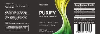 Nutrifect Nutrition Purify - supplement