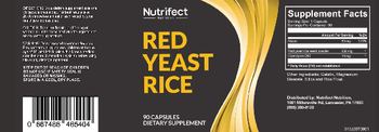 Nutrifect Nutrition Red Yeast Rice - supplement