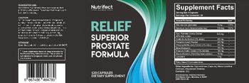 Nutrifect Nutrition Relief Superior Prostate Formula - supplement