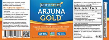 NutriGold Arjuna Gold - these statements have not been evaluated by the food and drug administration this product is not int