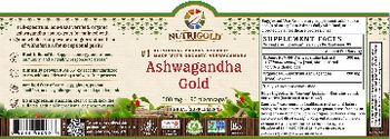 NutriGold Ashwagandha Gold 500 mg - supplement