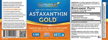 NutriGold Astaxanthin Gold 4 mg - supplement