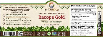 NutriGold Bacopa Gold 400 mg - herbal supplement