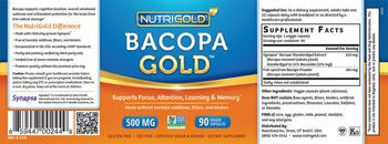 NutriGold Bacopa Gold 500 mg - supplement