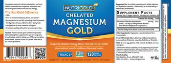 NutriGold Chelated Magnesium Gold - 