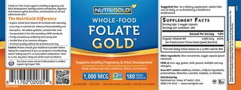 NutriGold Folate Gold - supplement