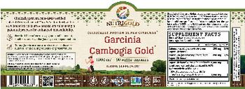 NutriGold Garcinia Cambogia Gold 1,000 mg - herbal supplement