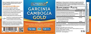 NutriGold Garcinia Cambogia Gold 750 mg - supplement