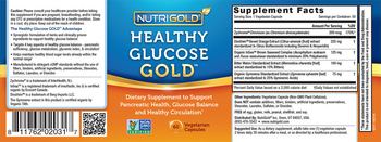 NutriGold Healthy Glucose Gold - supplement to support pancreatic health glucose balance and healthy circulation