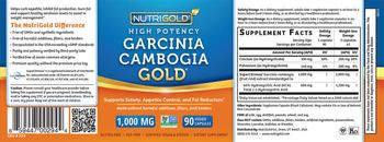 NutriGold High Potency Garcinia Cambogia Gold 1,000 mg - supplement
