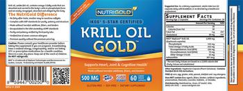 NutriGold Krill Oil Gold 500 mg - supplement