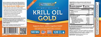 NutriGold Krill Oil Gold 500 mg - supplement