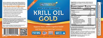 NutriGold Krill Oil Gold 750 mg - supplement