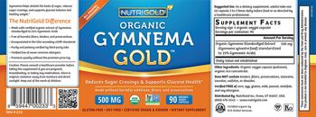 NutriGold Organic Gymnema Gold 500 mg - supplement
