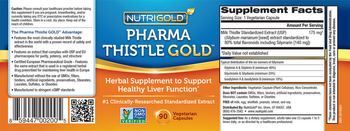 NutriGold Pharma Thistle Gold - herbal supplement to support healthy live function