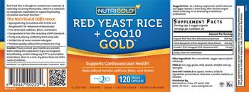 NutriGold Red Yeast Rice + CoQ10 Gold - supplement