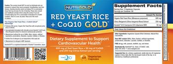 NutriGold Red Yeast Rice + CoQ10 Gold - supplement